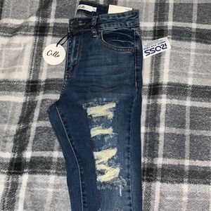 never used authentic denim skinny jeans